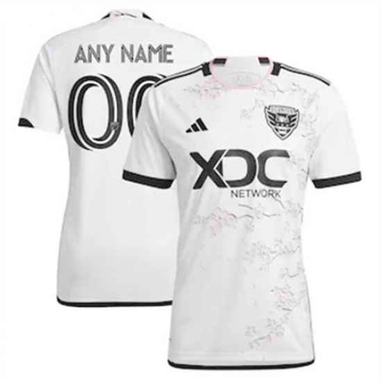 Men D.C. United Custom 2023 24 Away Replica White